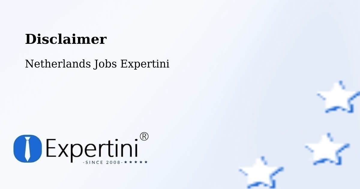 Disclaimer – Ankeveense Rade - Netherlands Jobs Expertini